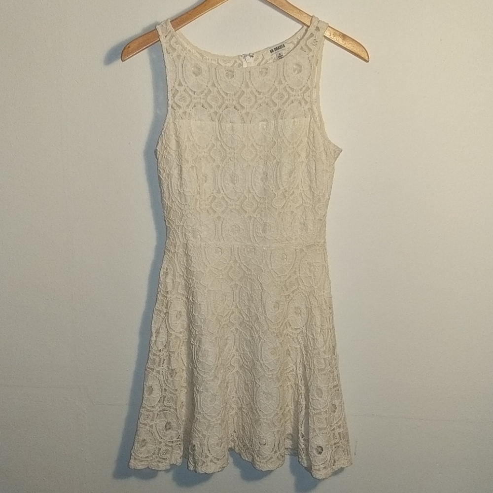 BB Dakota Renley Lace Fit & Flare Dress
